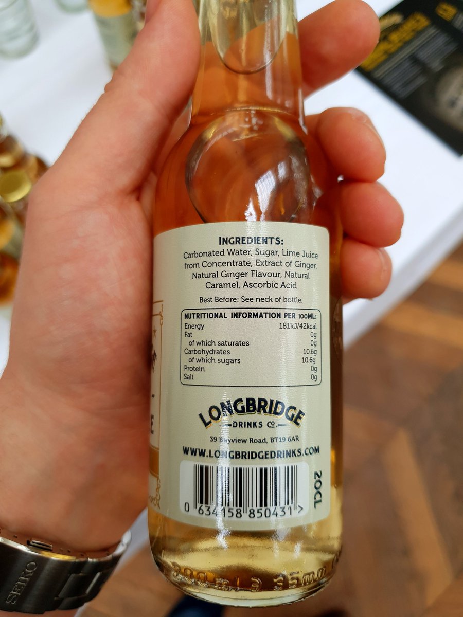 Did you know ginger ale was invented in #Belfast? My #foodiefind of the day has to be <a href="/BelfastGinger/">Longbridge Drinks Co</a> from the folks behind <a href="/PapasMineralCo/">Papas Mineral Co</a> - would be amazing with gin or whiskey (or on its own). A pleasingly short list of ingredients  available at <a href="/neillwine/">Neill Wine</a> <a href="/HopHouse_Bangor/">Hop House</a>