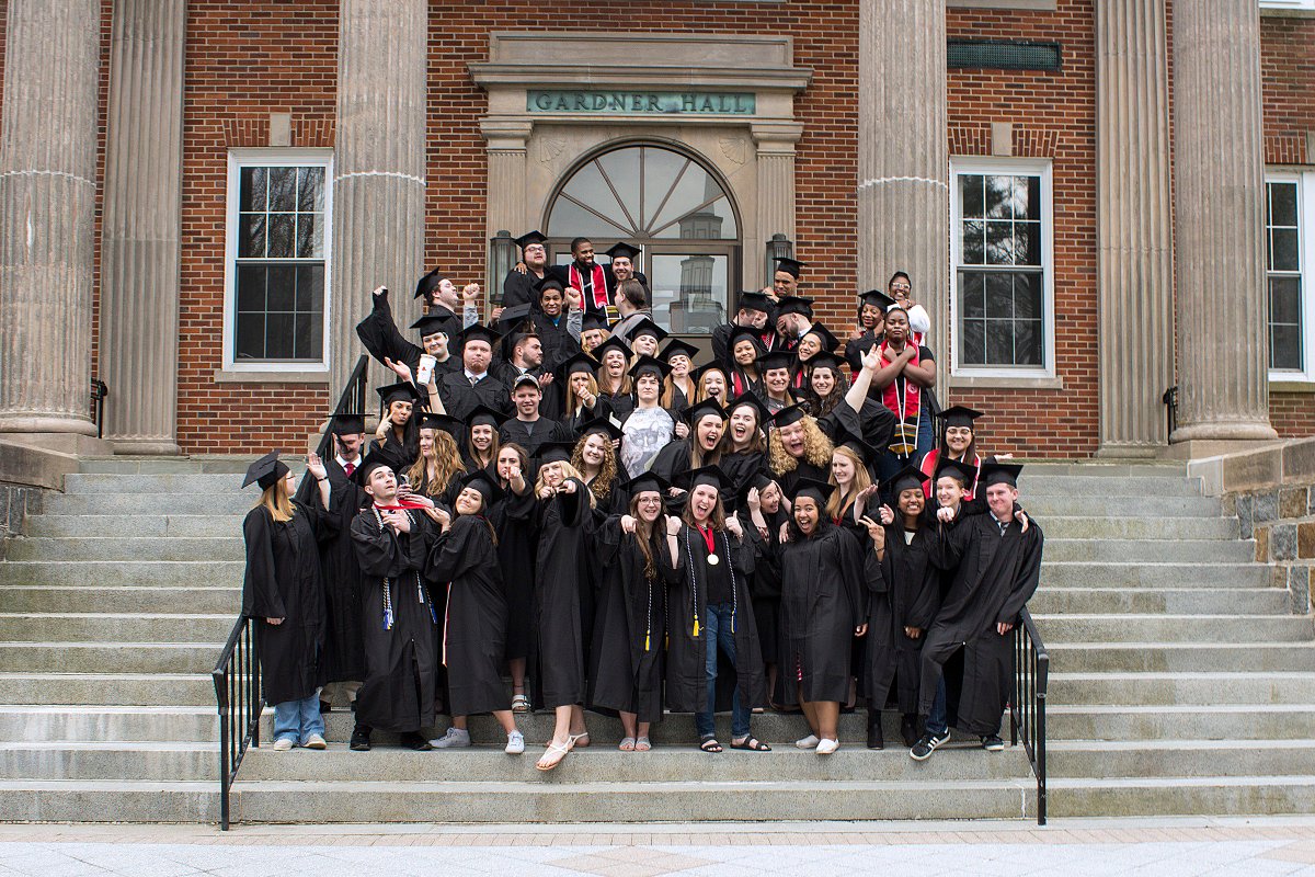 EncSdo's tweet photo. These guys look a little excited to be graduating in 5 days.... Congrats @EasternNazarene class of 2018! We can't wait to cheer you on as you walk across the commencement stage! https://t.co/oBG9hA7qJa
