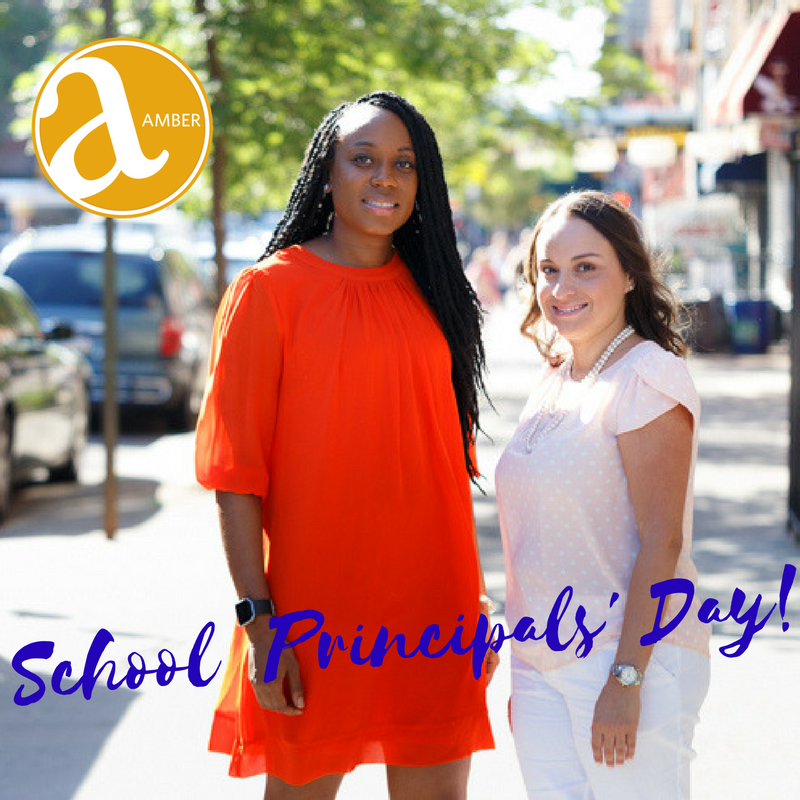 AmberCharter's tweet photo. Celebrating “School Principals' Day” at Amber. We are grateful for Ms. Sasha and Ms. Veronica’s leadership and deep commitment to our Amber Community! #schoolprincipalsday #amberinelbarrio #amberinkb #leadership https://t.co/bU4iI4LMzR