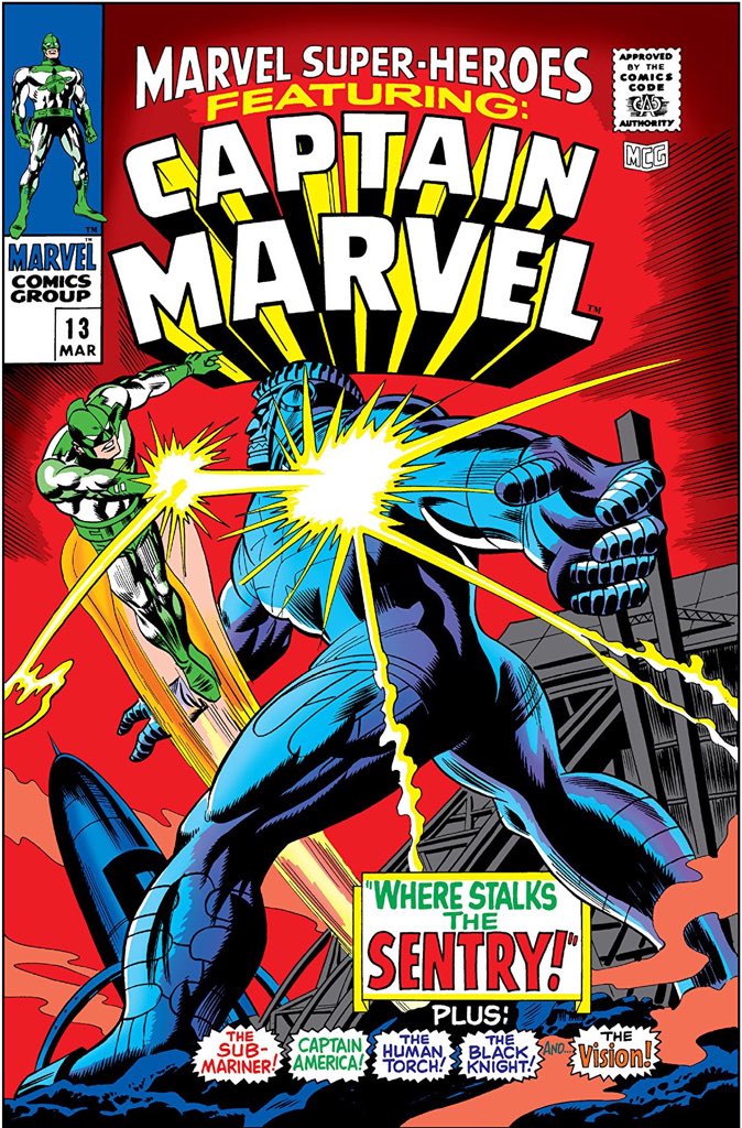 7ate9comics's tweet photo. ⚡COMIC KEY 🗝ISSUE OF THE DAY - MARVEL SUPER-HEROES #13⚡
The first appearance of CAROL DANVERS!
#caroldanvers #captainmarvel #marvelcomics #7ate9comics #marvelmovie #MCU #comics #comickey #comicbooks https://t.co/nUP5nks7Up