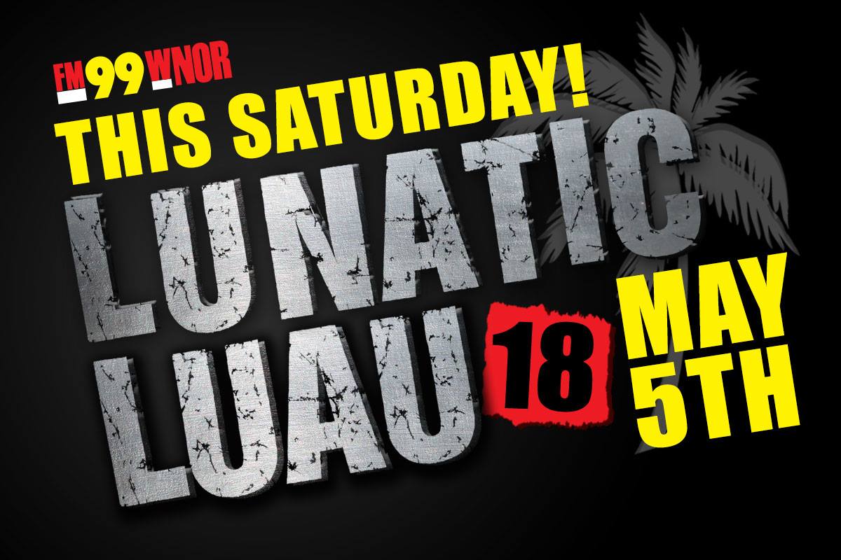 FM99WNOR's tweet image. #FM99LunaticLuau is this Saturday!! @LiveNationVB @AliceInChains @stonesour @STPBand @bfmvofficial @Sevendust @MarkTremonti