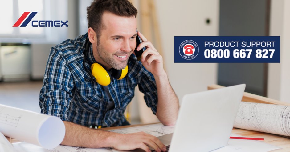 CEMEX_UK's tweet photo. Have any questions or need any advice for an upcoming project? ☎️ Call us on our product support line: 0800 667 827. We’re here to help! #support https://t.co/vNlCvrwGnr