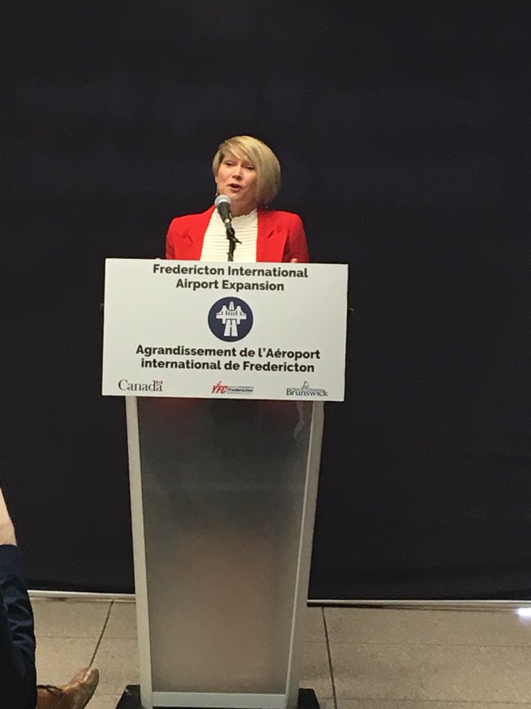 SenKristaRoss's tweet photo. Great news today @yfcairport - the long awaited expansion is coming to fruition!  @Fton_Chamber @IgniteFredNB @mikeobrien_fton @BrianGallantNB @MattDeCourcey @Stephen_Horsman $9M from @Gov_NB $9M from #GovCda @SohiAmarjeet https://t.co/rhxZwETXdd