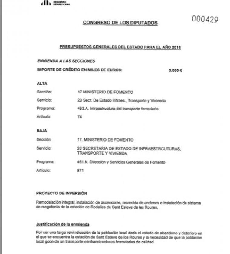 Pressupostos 2018 de sant esteve!