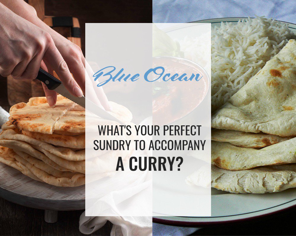 What's your perfect sundry to accompany a curry?
Rice?
Chapatti?
Naan?
Paratha?
 
#blueocean #tameside #denton #manchester...