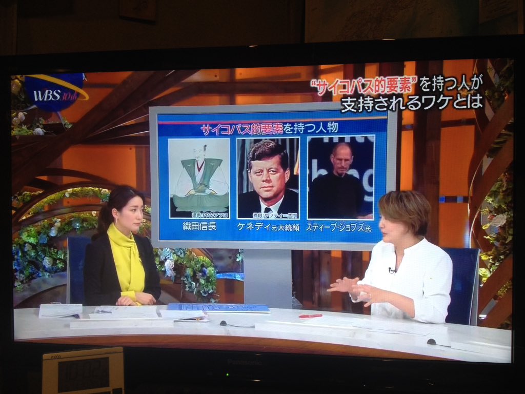 Kegasa ｗｂｓ サイコパス 反社会性パーソナリティ障害 最近は人気が高いそうだ 有名人では トランプ大統領 織田信長 ケネディ大統領 スティーブ ジョブズ 脳科学者の中野信子さんによると百人に１人だが 経営者では５人に１人も 弁護士 報道