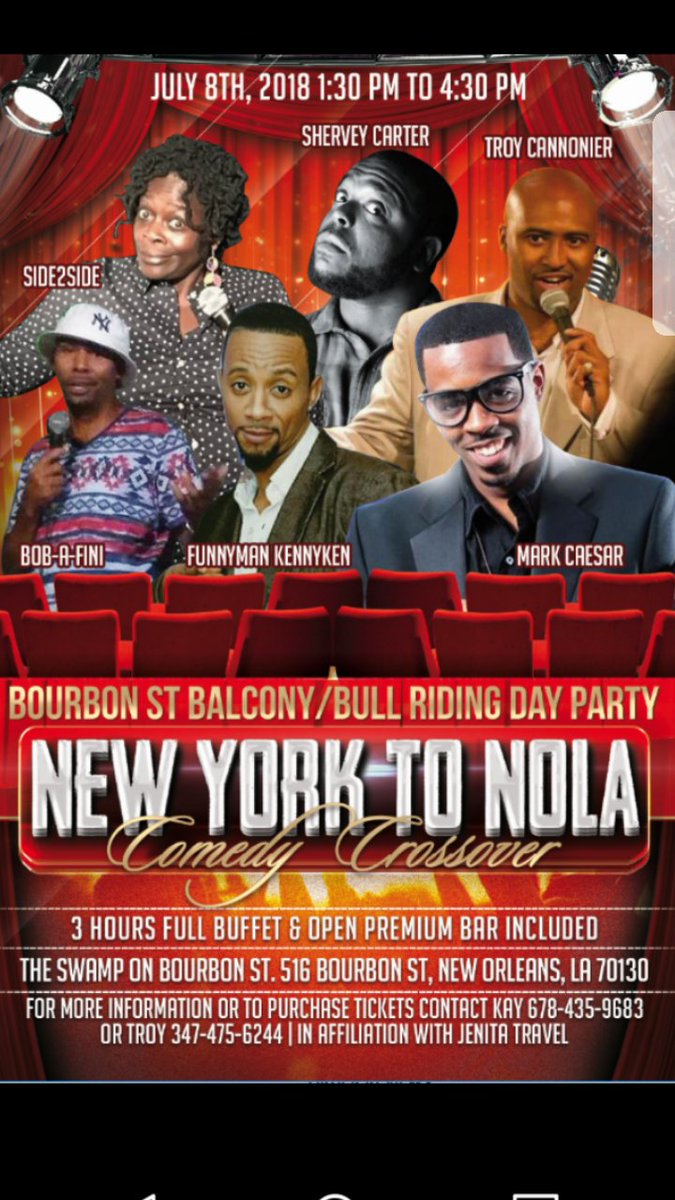 troy_cannonier's tweet photo. This is going to be a big show....Like the Fugees said.....Ready or Here we come you can't hide!!!
#EssenceFestival #NYtoNola
#ComedyCrossover https://t.co/ddfvrqK6WA