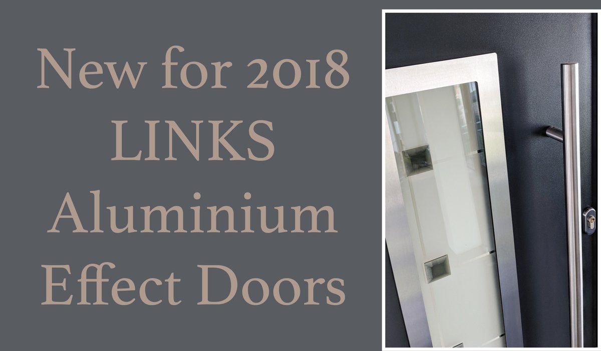 IceniWindows's tweet photo. NEW for 2018! LINKS aluminium effect composite doors. Designed to compliment our range of aluminium windows and doors. https://t.co/XKZHTzehz0 https://t.co/IBlWbcw96M