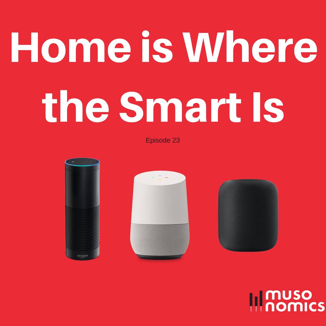 NEW EPISODE! On this episode, we discuss smart speakers in the music industry with @cheriehu42 and Larry Rosin of <a href="/edisonresearch/">Edison Research</a>, hosted by <a href="/larrysmiller/">Larry Miller</a>. Listen here: 
bit.ly/getmusonomics