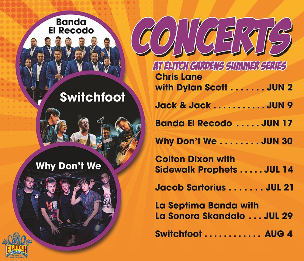 Elitch Gardens on Twitter "Because it's NationalConcertWeek and we