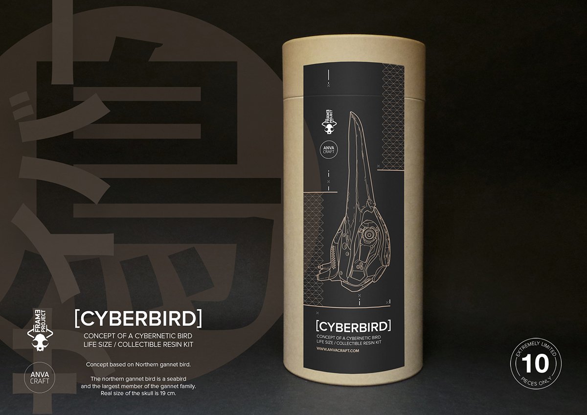 ANVACRAFT's tweet photo. [CYBERBIRD]
Concept of a cybernetic bird
Life size / collectible resin kit
Scale: 1/1 Length: 15cm

Price 230 USD
The price includes a resin kit + EMS-shipping (with a tracking number).
Payment with PayPal
Message me for buying!
#anvacraft #frameproject #cyberbird https://t.co/JYyVlLJPih