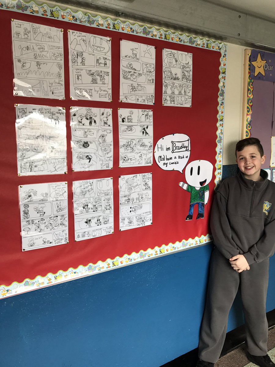 MsMcCFranner's tweet image. We have created a showcase of some incredibly talented #comicbook authors from 5th Class! #franner #creativity #futurewriters