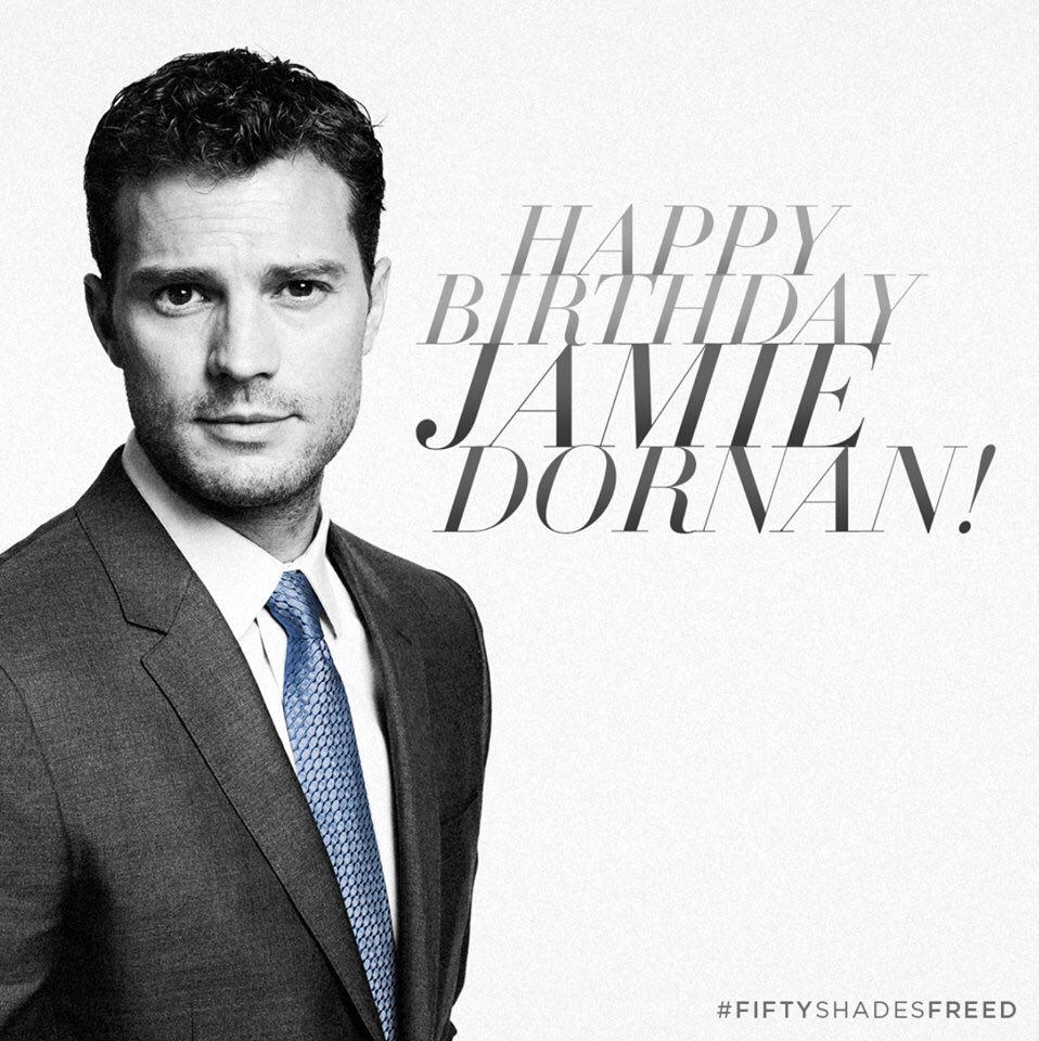 It's Jamie's 36th birthday! Don't forget to wish him a happy birthday and drink a lot of guiness for him! ♥️🎈 #HappyBirthdayJamieDornan