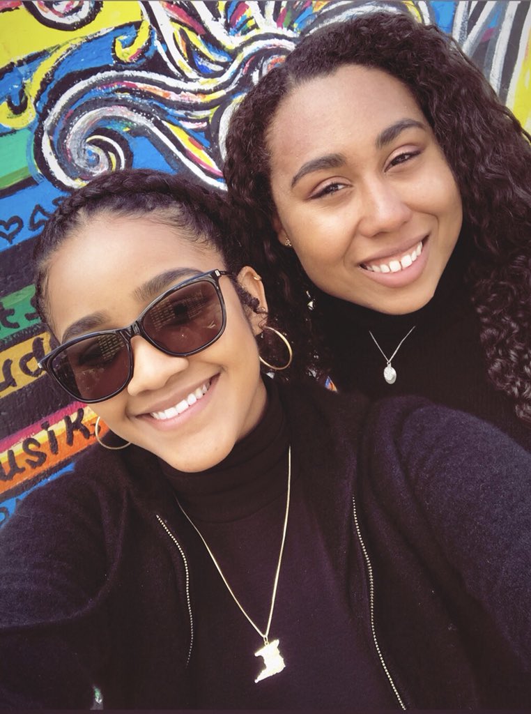 OGSTamara's tweet photo. Never met before study-abroad, now I’m sure I have a lifelong friend. #berlinwallmemorial #sjuglobal #studyabroad https://t.co/djhZshwrea