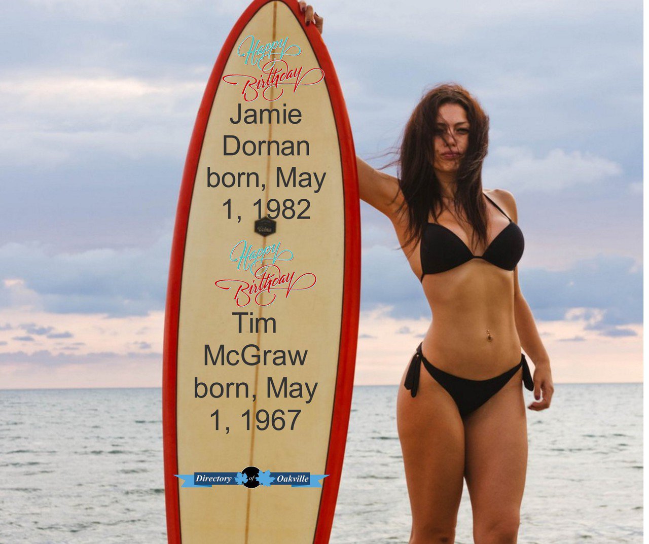 Happy Birthday!

Jamie Dornan born, May 1, 1982
Tim McGraw born, May 1, 1967 