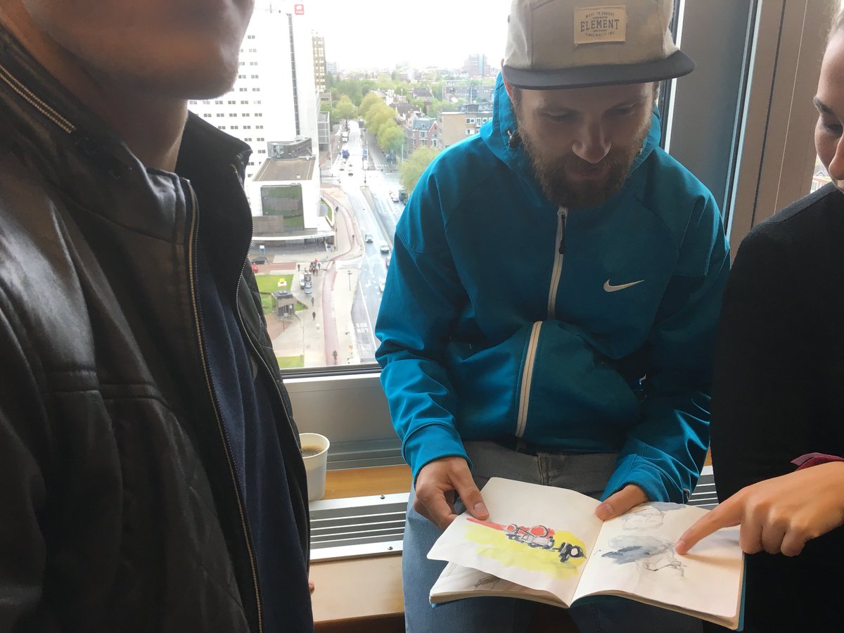 Visualisieren's tweet photo. 2nd day of https://t.co/S9Io47TW38 study week at it’s best on 11th floor @hsrotterdam https://t.co/UhS5dto1Rz