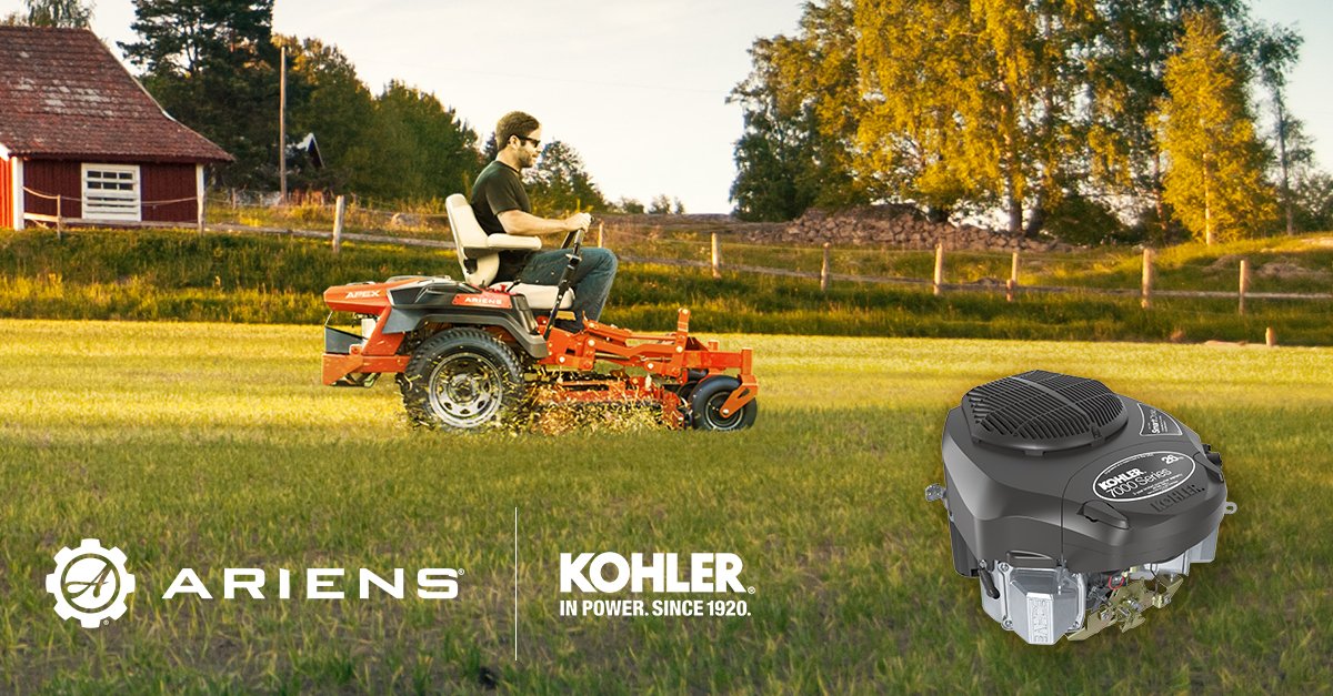 Offer ends soon! Visit your local Ariens dealer to receive $100 off select Ariens zero-turn mowers powered by Kohler 7000 Series engines. Details: bit.ly/2zqGhTQ