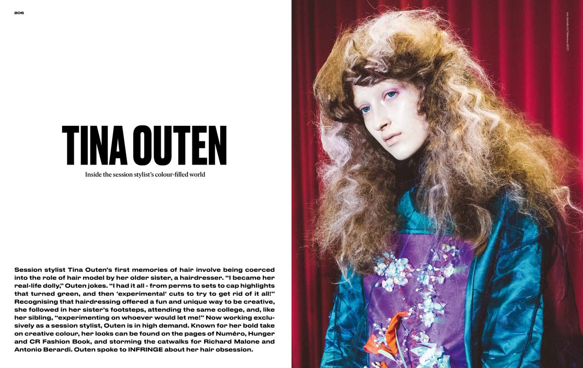 Streeters hairstylist <a href="/tinadidit/">tina outen</a> features in issue 2 of <a href="/InfringeMag/">InfringeMag</a>