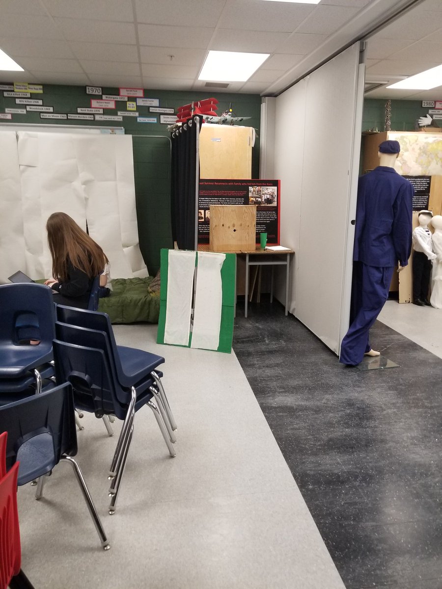 WDHS_Museum's tweet photo. Museum set up is underway! Come see us starting on Friday! #WDHSmoh #handsonlearning #bringinghistorytolife https://t.co/UqxyNYBMdu