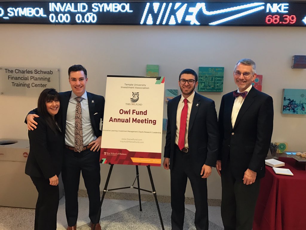 The Owl Fund Annual Meeting is today, marking a year of hard work and success from our students.