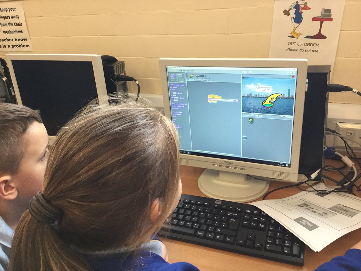 LSTClass_14's tweet photo. Can we make a sprite tell a story? Yes we can! #STPSICT #scratch https://t.co/G5d5wVNrij