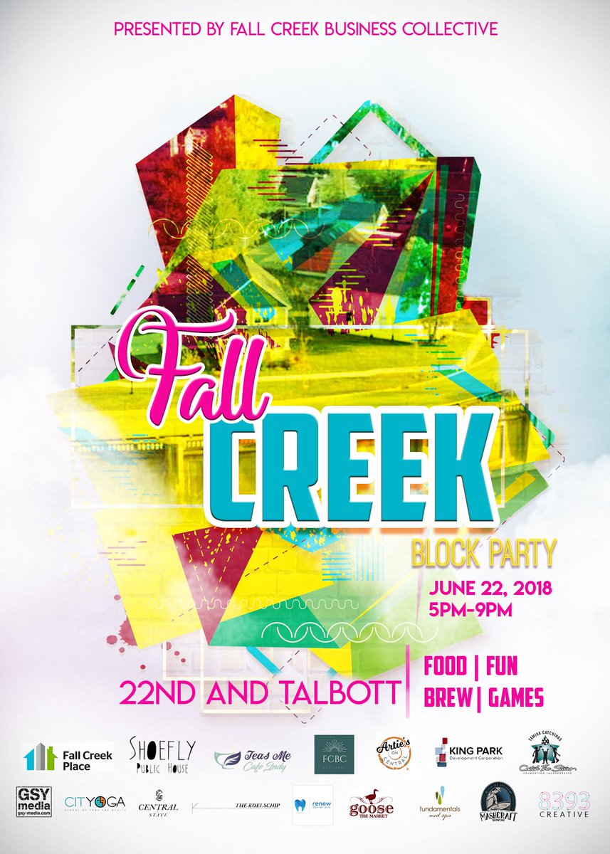 TCLegacyTour's tweet photo. We're at it again!! @Catchthestars24, @TeasMeIndy  &amp; @FCBC_Indy  are ready to host our 2nd Annual FALL CREEK BLOCK PARTY on June 22nd from 5p-9p. Mark your calendar and we'll see you soon!! #FallCreekBlockParty #ChangingLives #CommuniTEA #CTSFKidsZone #TeaTime #SoBlessed https://t.co/QJCelUKJvB