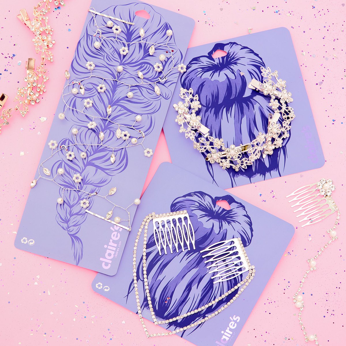 Claire's on X: "Create a gorgeous hairstyle from prom with our range of hair accessories like vines and swags! 💁🏼 Shop in and online! #ItsAtClaires https://t.co/bvR3VOOIgn" / X
