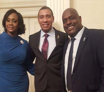 It was a great privilege to recently meet the Prime Minister of Jamaica @AndrewHolnessJM & @JulietHolness to discuss the major issue of #prostatecancer in #Jamaica. We hope to set up a branch of the new foundation there soon as well. @donovanbailey @ColinJackson @UKinCaribbean