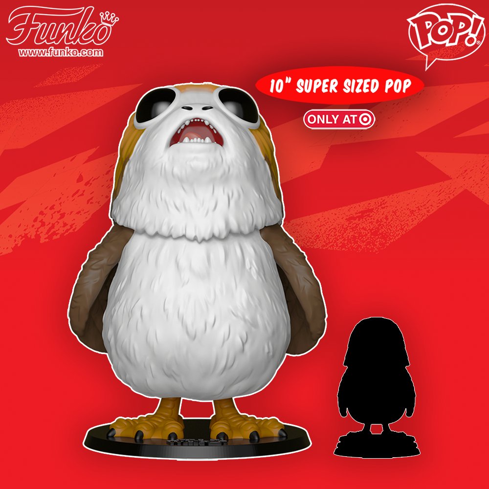 Funko's tweet photo. RT &amp; follow @funko for the chance to win a @Target exclusive 10-inch Porg Pop! https://t.co/nJ0IX85Boa