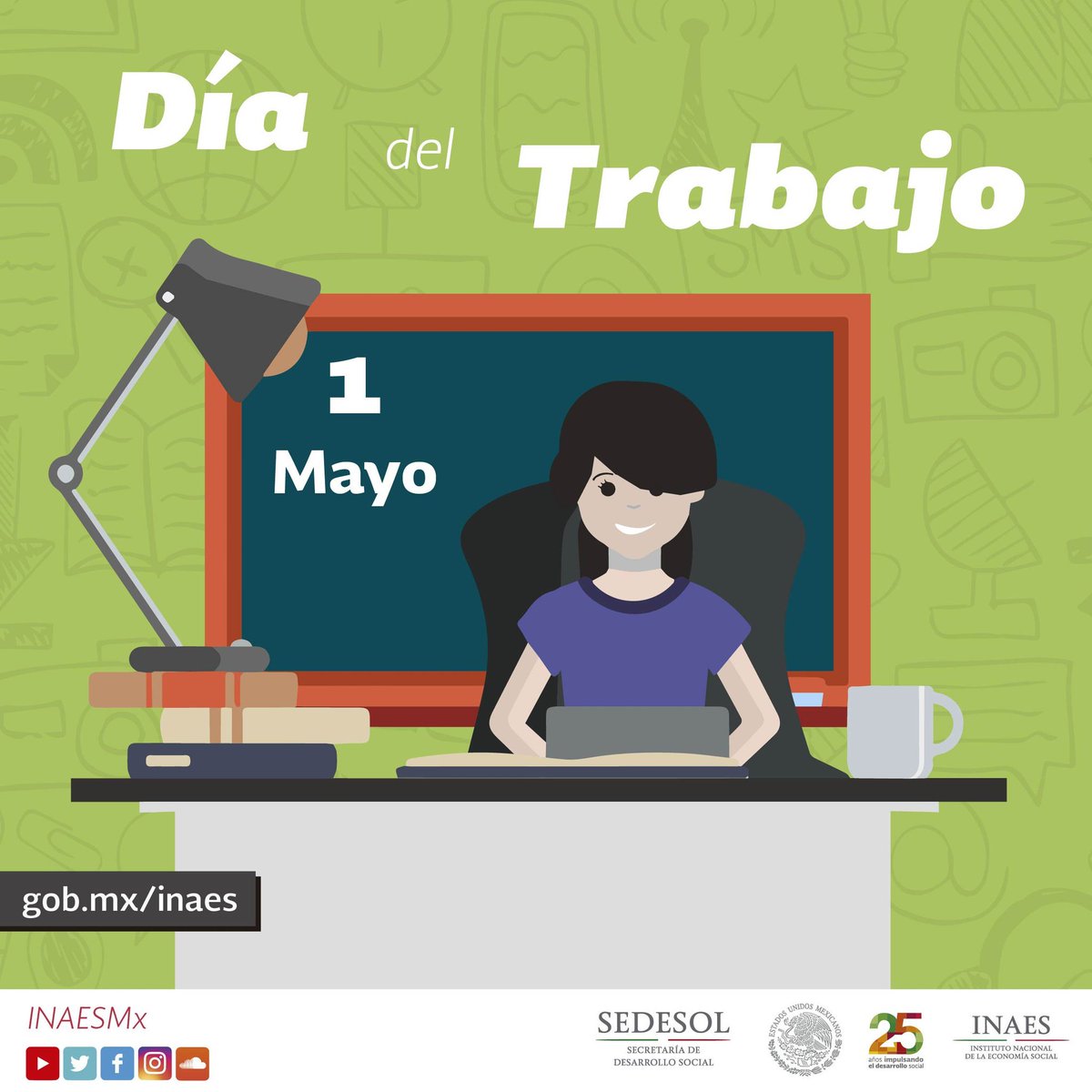 INAESMx's tweet image. En La #Efeméride de hoy celebramos el #DíaDelTrabajo , en #México fue declarada su conmemoración a partir de 1913, cuando tuvo lugar el primer desfile obrero con la participación de más de 25 mil trabajadores. 👷‍♂👷‍♀👨‍🔧👩‍🔧