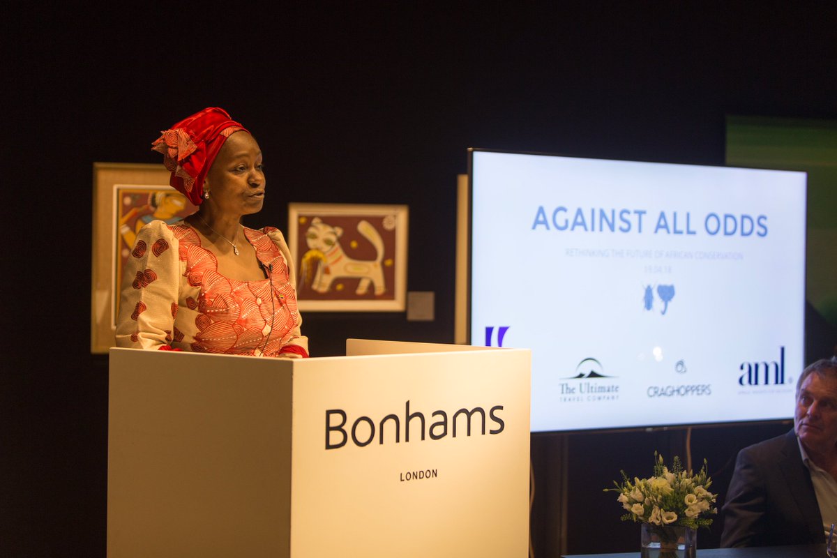 EPIAfrica's tweet photo. 'We have lost one third of our forest elephants in just 15 years' #Gabon ambassador to UK, Mrs Sanni Aoudou at @paneldebate2018 on elephant crisis, and how African govts determined to stop it @Gabon_UK https://t.co/QFKi2lR0wr