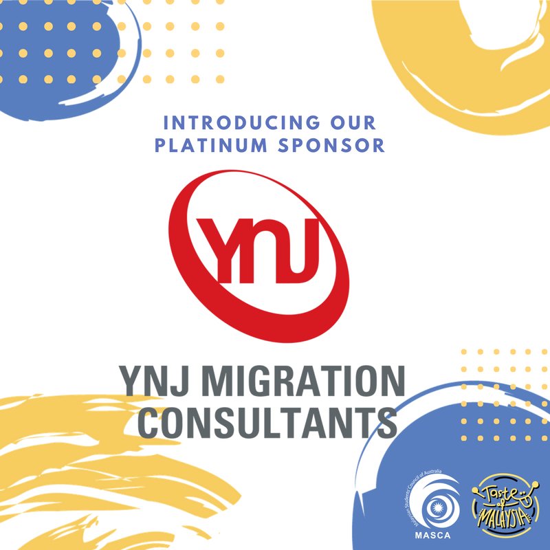 TasteofMYMelb's tweet photo. “The Simple Way to get your Australian Permanent Visa or Temporary Visa” at YNJ Migration Consultants. We’re happy to have YNJ at our booths on Taste of Malaysia 2018. Come on down on 5th/6th May, Drill Hall Multicultural Hub to talk about TR/PR Visas or for a FREE consultation! https://t.co/iDHadI5Pru