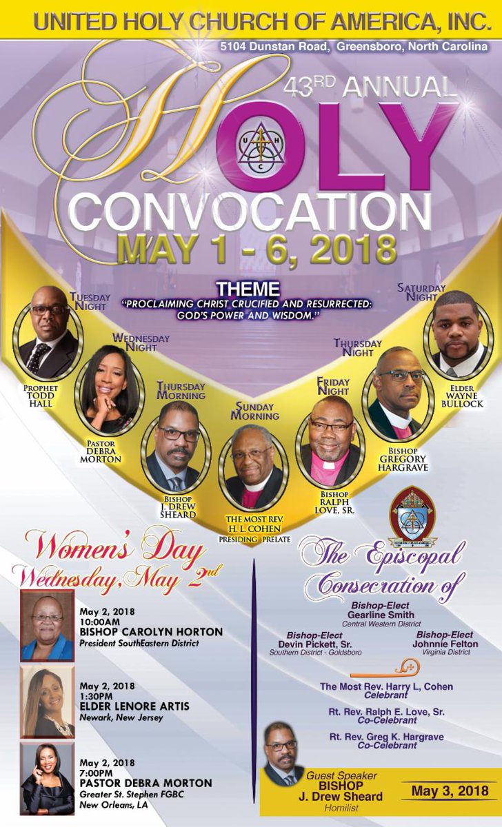 UHCAINC's tweet photo. Join us today at 10am for the Celebration of Holy Communion and DR TODD HALL tonight a 7pm! https://t.co/vfNprcNktu https://t.co/bIwXxmE5ZU