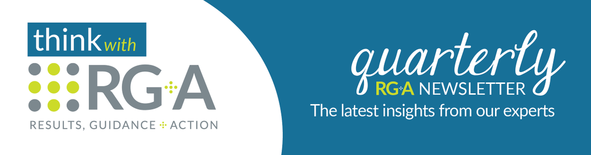 ThinkRGA's tweet photo. "Think with RG+A":  Join us as we explore the latest insights from our experts in RG+A's quarterly newsletter (May 2018). https://t.co/6dPX18JXqy https://t.co/ZLhAY32RSU