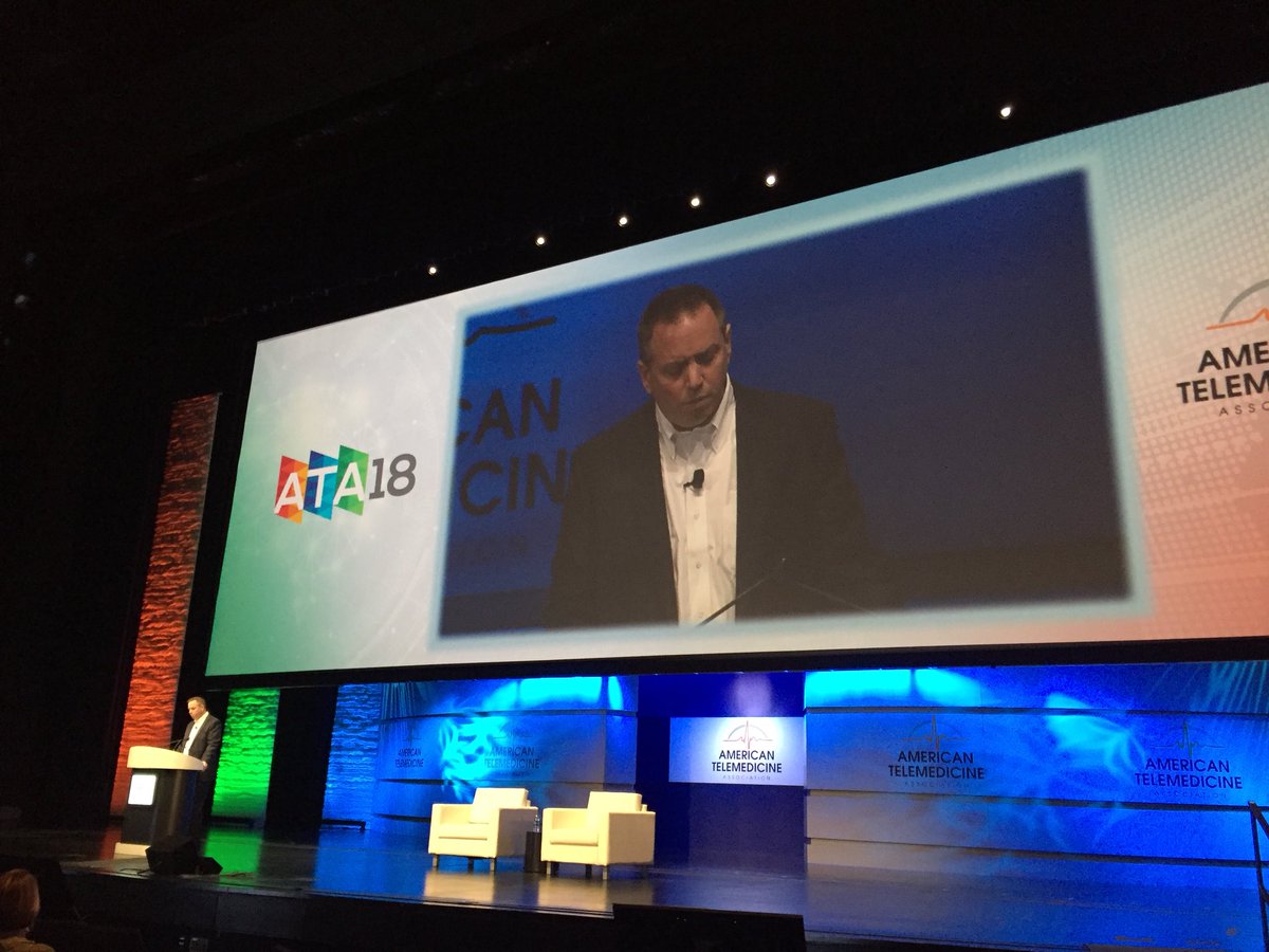 Telehealthdocs's tweet photo. “Telemedicine is taking healthcare back to homes, back to patients.” —Dr. Andrew Watson, @AmericanTelemed President-elect #ATA18 https://t.co/g6mdMJr4SZ