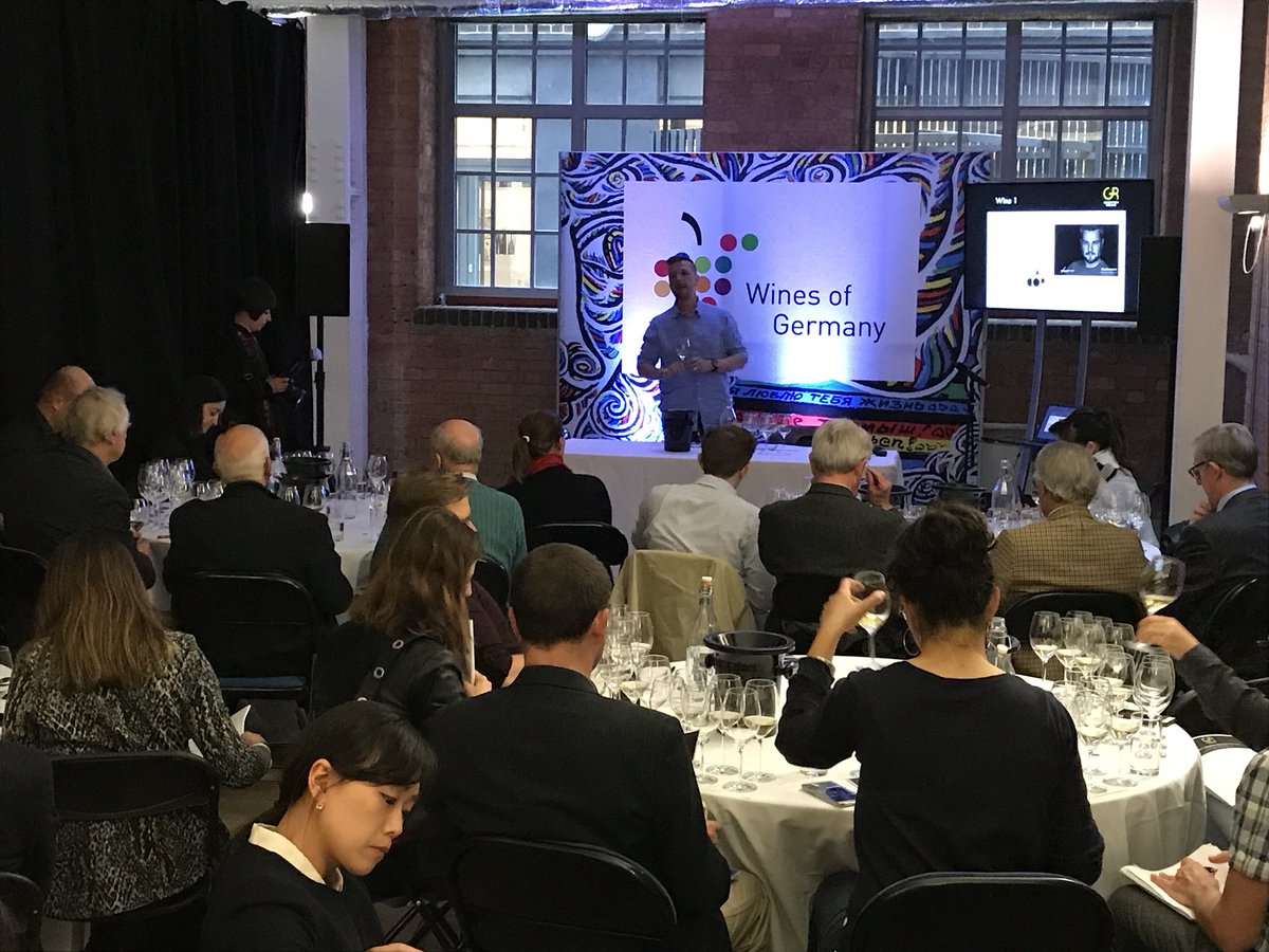 WinesofGermany's tweet photo. Excited to taste through a selection of #German wines with our expert from Berlin, Jürgen Hammer #GForce2018 https://t.co/JHuTWCVnrU