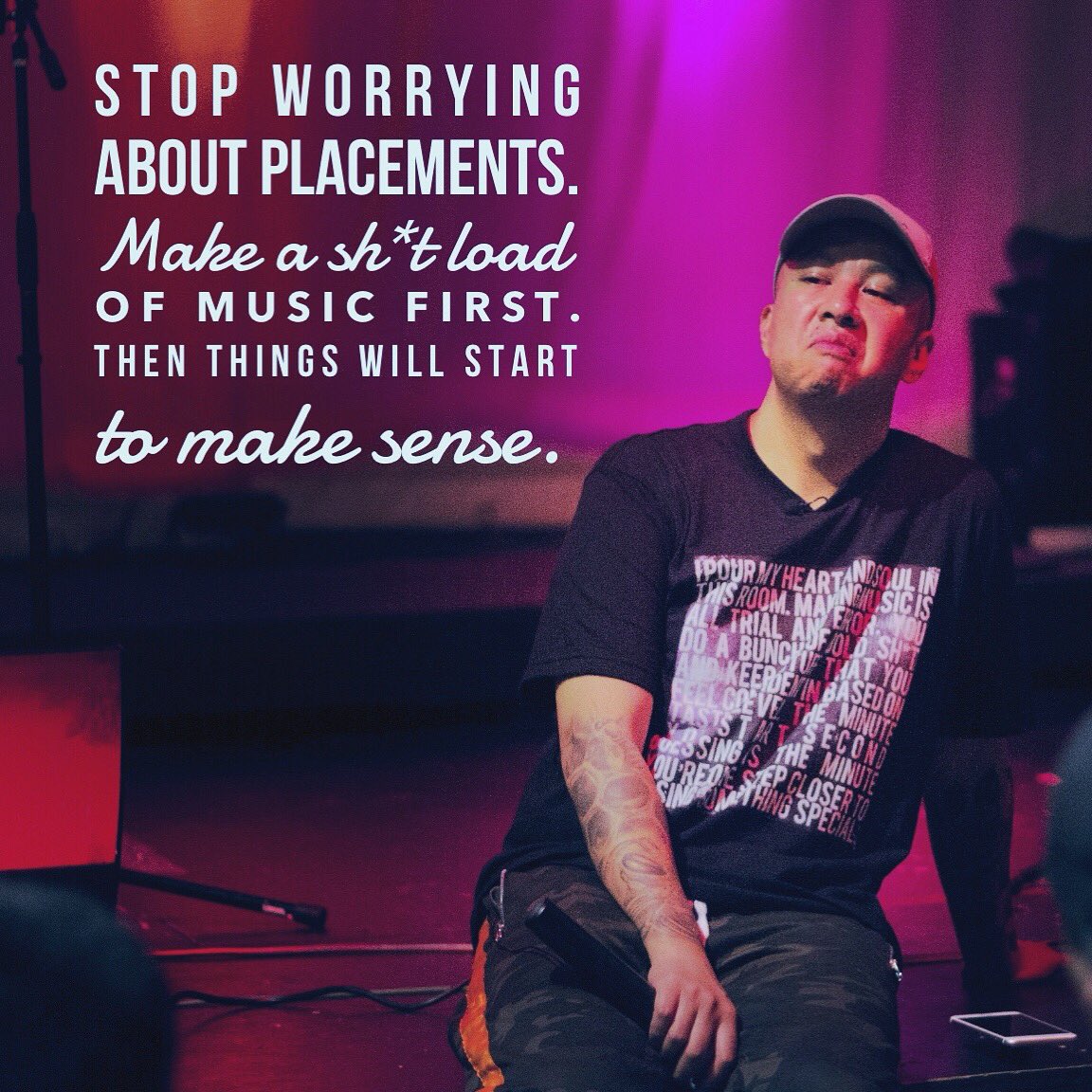 illmindPRODUCER's tweet image. Can’t skip any steps out here. Don’t get frustrated. Just keep making music. It’s a lot easier to be patient when you’re spending most of your time working on ya craft. Who cares what everyone else is doing. Always focus on YOU. 👑