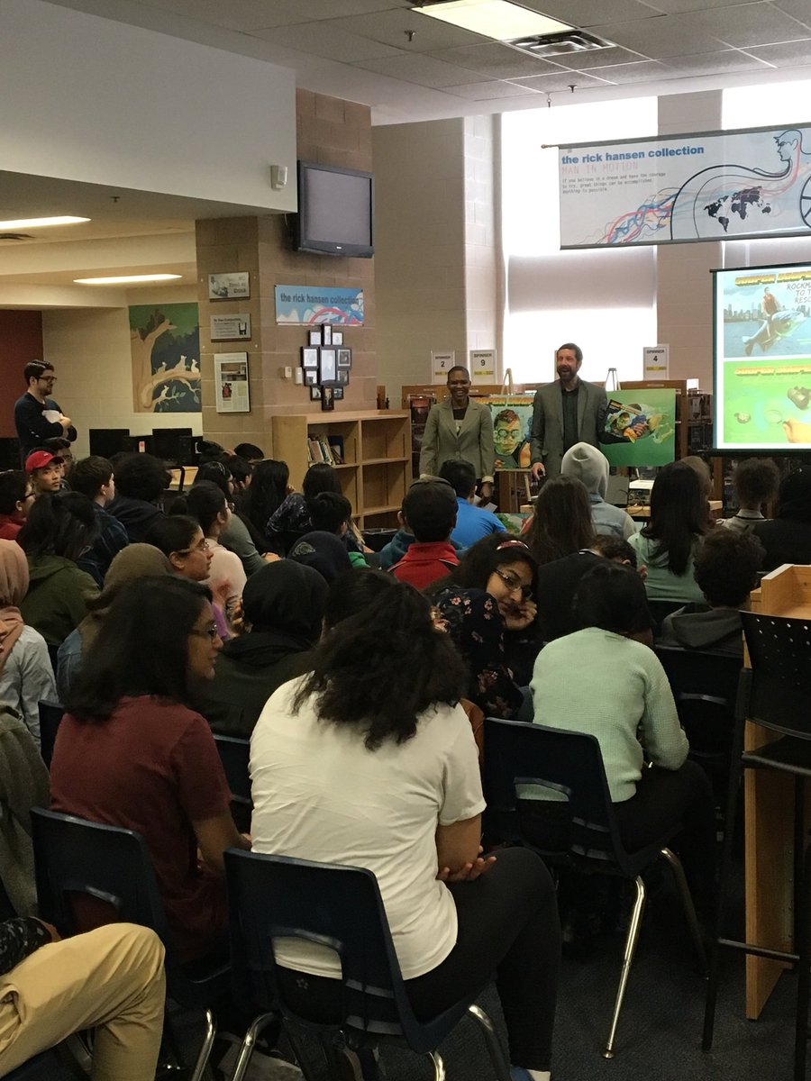 SocialSciRHSS's tweet photo. What an incredibly funny, intelligent and informative presentation for our students by author Mark Newman #sooperyooper!  Thank you! https://t.co/8gJwKSs40f