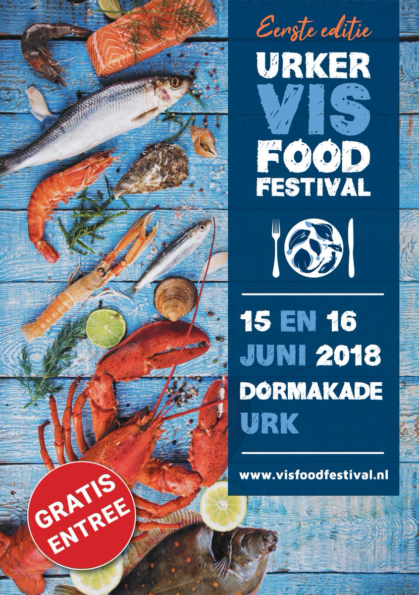 SAVE THE DATE! 

Op 15 &amp; 16 juni vindt de 1ste editie van het Urker VIS Food Festival plaats. Daar wil je bij zijn!🤗

Ingrediënten: #visgerechten #visspecialiteiten #foodtrucks #gezelligheid #GRATISentree #urk #havenkade #urkervisfoodfestival 

Check: visfoodfestival.nl