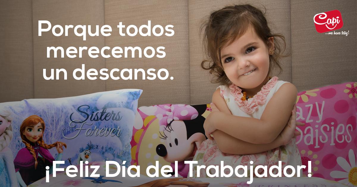 CorporacionCapi's tweet photo. Hoy es un día para ti. ¡Feliz día de trabajador desde #Capi #DíadelTrabajador #CapiContigo https://t.co/9fygExwTC0