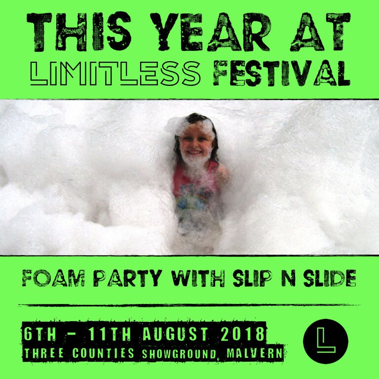 Who will be going on our slip'n'slide at our foam party? #LF18 #Limitless #Festival #Elim #AgainstTheFlow #ATF