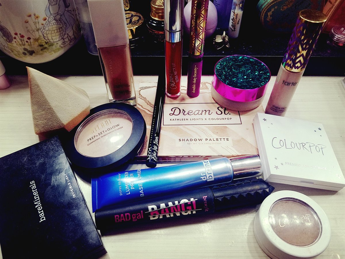 ashemnicole's tweet photo. What i used today π€
@Maybelline #superstay @milanicosmetics @tartecosmetics #shapetape #busygalbrows #timelessprimer @ColourPopCo #ultramattelip #creeper #herekittykitty #paradisecove #dreamst @KathleenLights1 @BenefitBeauty #badgalbang of course! @NyxCosmetics #epicinkliner https://t.co/S1MVbWfmoG