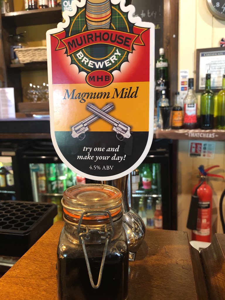 To celebrate #MildMonth we have a fantastic 4.5% #mild from @Mhousebrewery on the bar right now