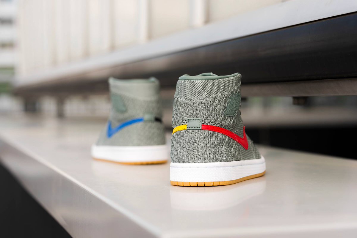 jordan 1 flyknit clay green