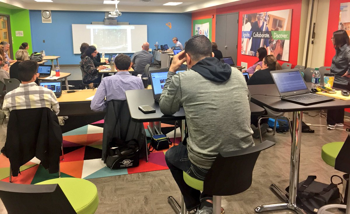 JustinAglio's tweet photo. Happening NOW: @GoogleForEdu Level 2 Certification @MontourSD #transformEDWest @cntr4creativity w/ @kbconner & @rjbaxter @AlleghenyIU3!!! @remakelearning https://t.co/Xw3HbI0lWz