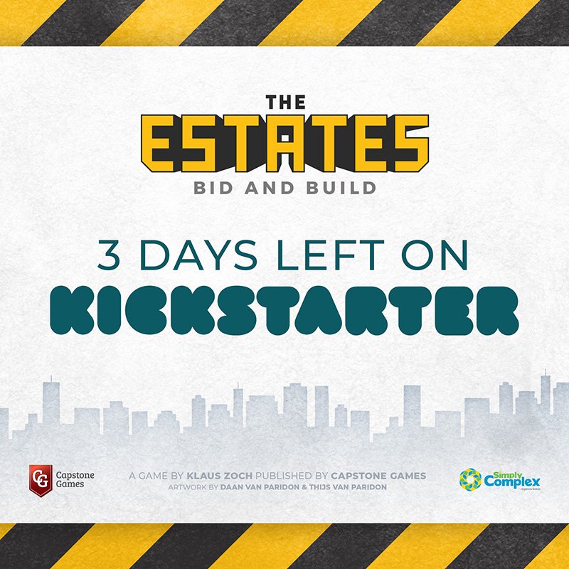 Capstone_Games's tweet photo. Almost into the last 48 Hours for #TheEsates on Kickstarter --- get it now!
https://t.co/RPT8vnlJ7b https://t.co/hLi7cBASwh