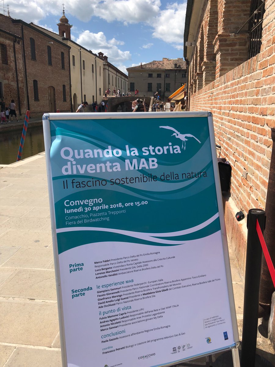 mydeltapo's tweet photo. #MaB...Una nuova primavera delle aree protette è cominciata!🤗🌸🌱
...Noi di #MYDelta ci siamo! 🙌 Grazie #Comacchio per l'ospitalità! @UNESCO_MAB #grandedelta #biosferadeltapo #fieradelbirdwatching https://t.co/6e3GjxcihJ