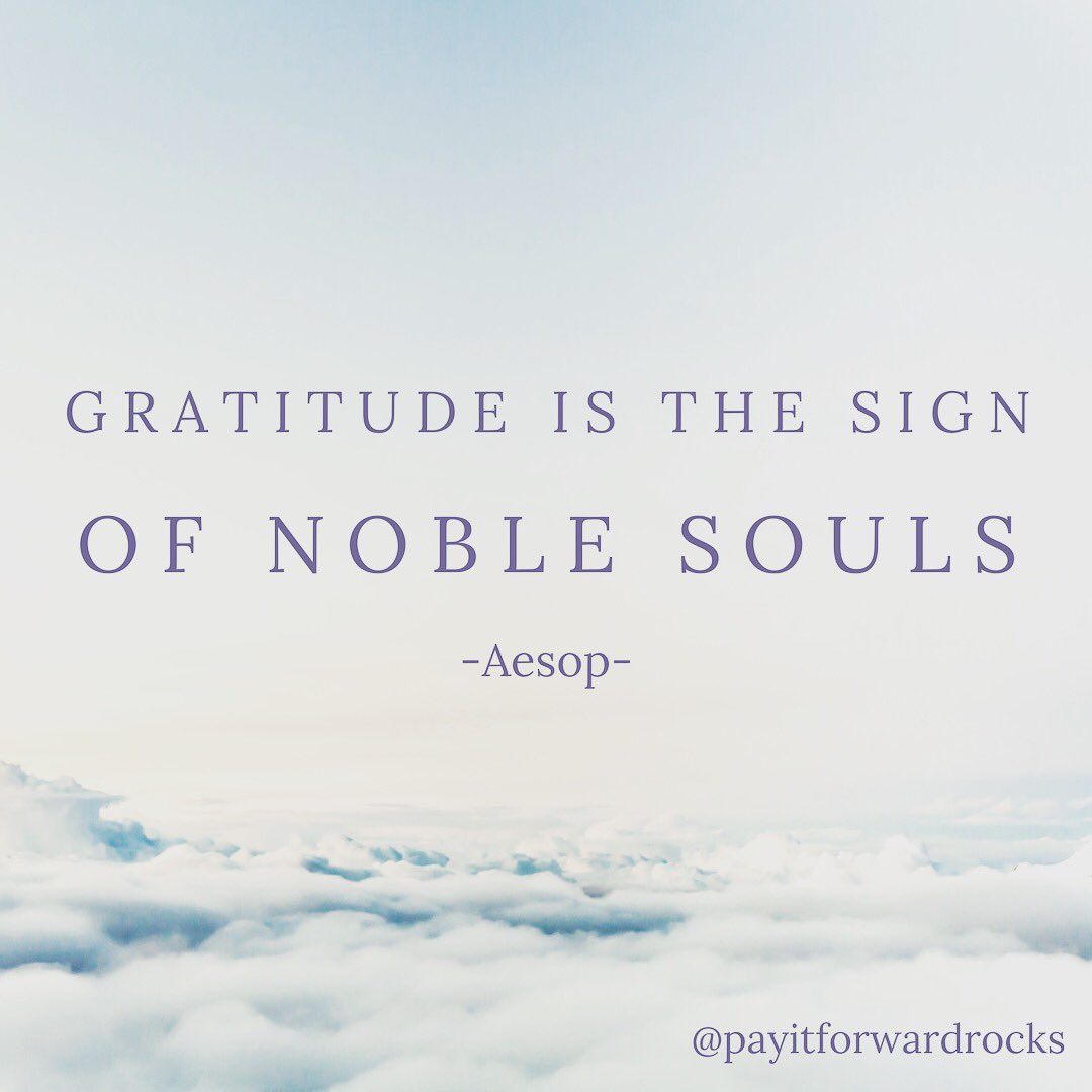PayItForwardRox's tweet photo. Become a gratitude warrior ✨🙏 https://t.co/bL84LPXxDe