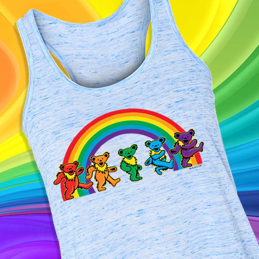 littlehippiellc's tweet photo. Rainbow Bears Soft & Flowy Women's Tanks⠀
⠀
😍🌈⚡🐻⚡🐻⚡🐻⚡🐻⚡🐻🌈😍⠀
⠀
#gratefuldead #gratefuldeadshirt #dancingbears #jerrybears #gratefuldeadbears ⠀
⠀ https://t.co/ijpHQIhSpw