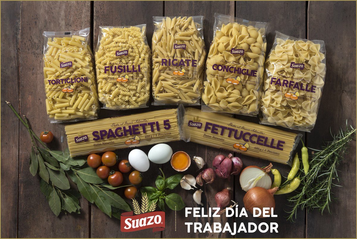 PastasSuazo's tweet photo. Queremos desear a todos los trabajadores de nuestro amado Chile un muy feliz #DiaDelTrabajador. Un saludo muy especial a todos nuestro colaboradores, quienes día a día trabajan con mucho amor para llevar el mejor sabor a su mesa.
¡Que disfruten y descansen en familia! https://t.co/RXQOLCI5T6